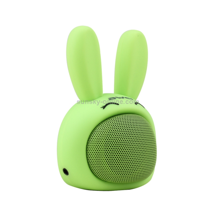 awei Y700 Mini Portable Rabbit Wireless Bluetooth Speaker, Built-in Mic, Support AUX / Hand Free Call(Green) awei Y700 Mini Portable Rabbit Wireless Bluetooth Speaker, Built-in Mic, Support AUX / Hand Free Call(Green)