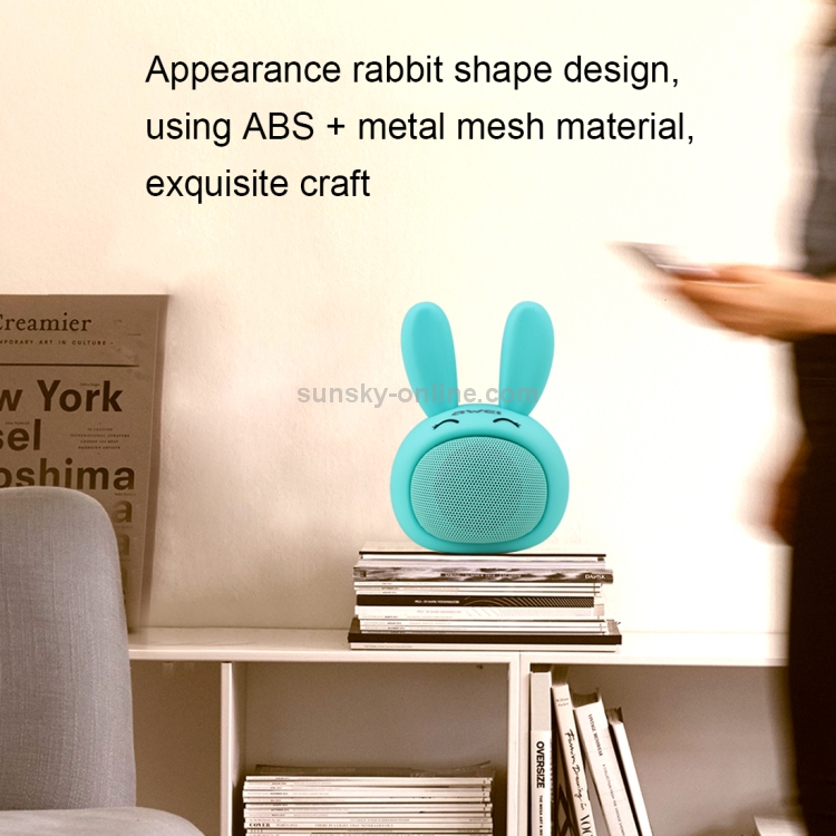 awei Y700 Mini Portable Rabbit Wireless Bluetooth Speaker, Built-in Mic, Support AUX / Hand Free Call(Green) awei Y700 Mini Portable Rabbit Wireless Bluetooth Speaker, Built-in Mic, Support AUX / Hand Free Call(Green)