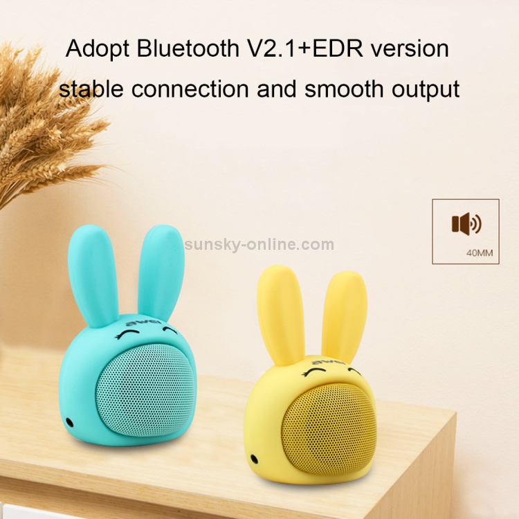 awei Y700 Mini Portable Rabbit Wireless Bluetooth Speaker, Built-in Mic, Support AUX / Hand Free Call(Green) awei Y700 Mini Portable Rabbit Wireless Bluetooth Speaker, Built-in Mic, Support AUX / Hand Free Call(Green)