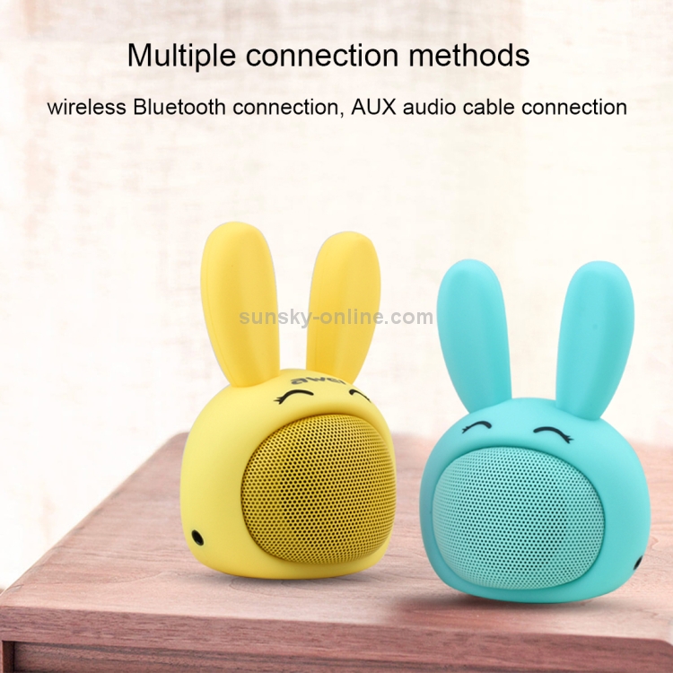 awei Y700 Mini Portable Rabbit Wireless Bluetooth Speaker, Built-in Mic, Support AUX / Hand Free Call(Green) awei Y700 Mini Portable Rabbit Wireless Bluetooth Speaker, Built-in Mic, Support AUX / Hand Free Call(Green)
