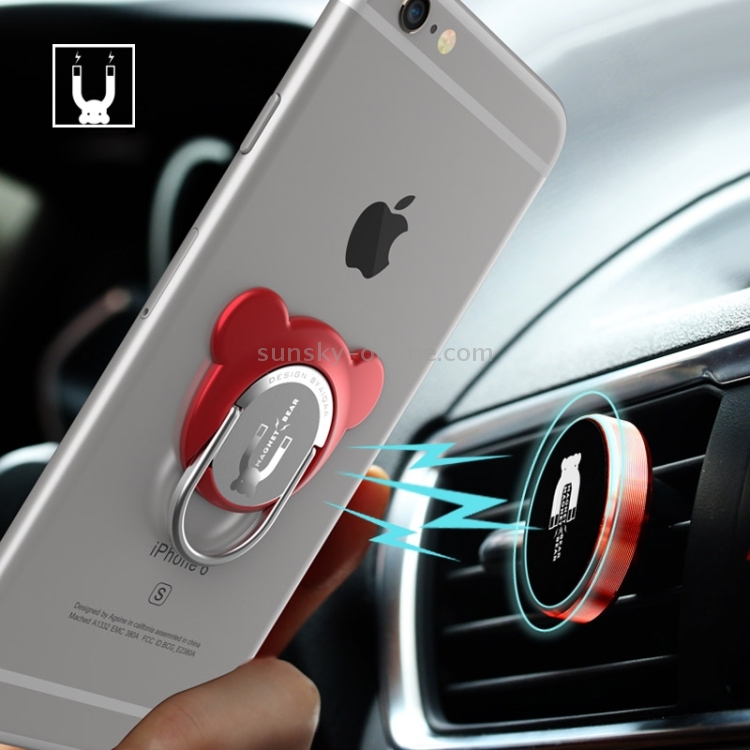 AIQAA Universal Two-Piece Suit Magnetic Car Air Vent Phone Holder Mount + Ring Holder AIQAA Universal Two-Piece Suit Magnetic Car Air Vent Phone Holder Mount + Ring Holder