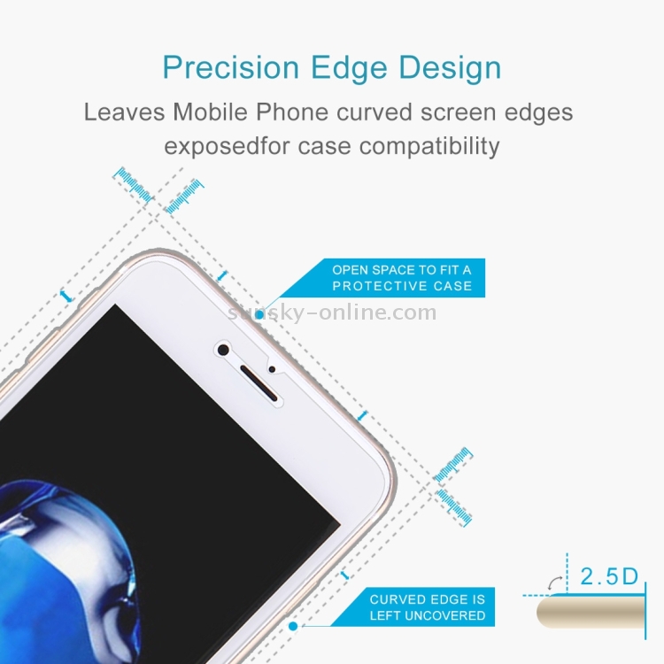 GOOSPERY For iPhone 8 & iPhone 7 0.26mm Ultra thin 9H Surface Hardness 2.5D Curved Edge Tempered Glass Screen Film GOOSPERY For iPhone 8 & iPhone 7 0.26mm Ultra thin 9H Surface Hardness 2.5D Curved Edge Tempered Glass Screen Film