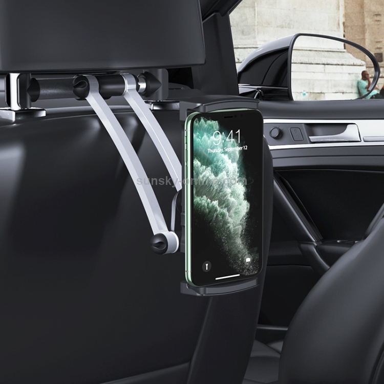 Hoco CA62 Weiman Aluminum Rear Pillow Car Holder(Black) Hoco CA62 Weiman Aluminum Rear Pillow Car Holder(Black)