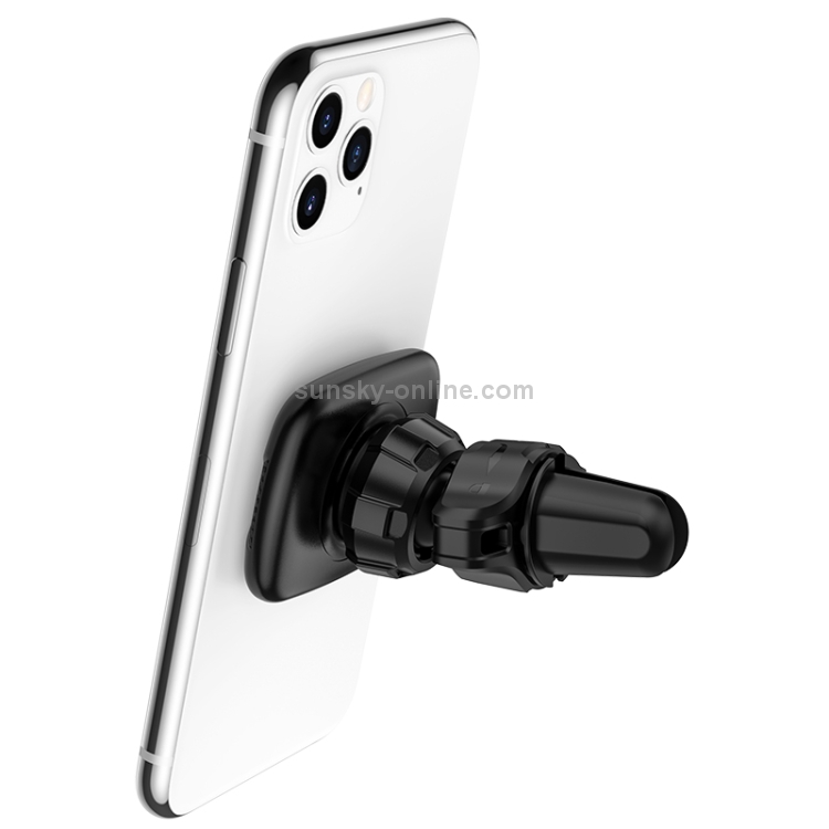 Hoco CA65 Sagitar Series Air Outlet Magnetic Suction Car Holder(Black) Hoco CA65 Sagitar Series Air Outlet Magnetic Suction Car Holder(Black)