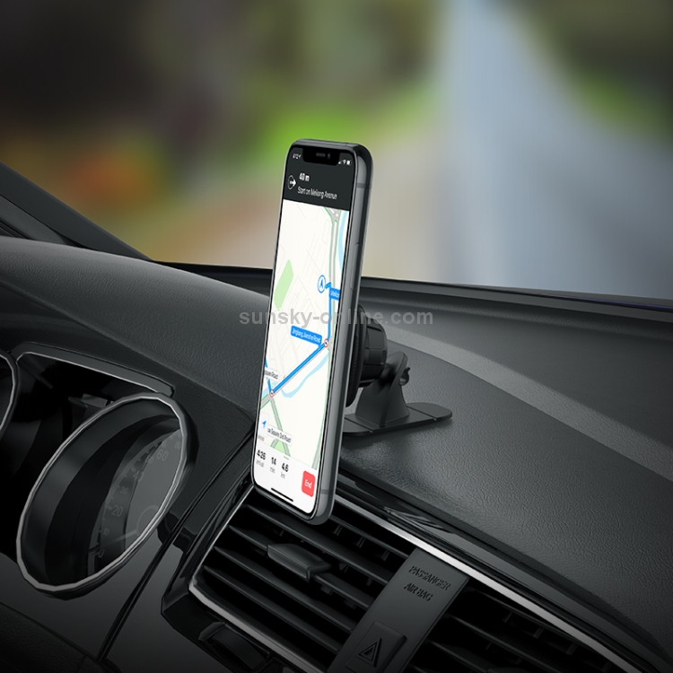 Hoco CA66 Sagitar Series Central Console Magnetic Car Holder(Black) Hoco CA66 Sagitar Series Central Console Magnetic Car Holder(Black)