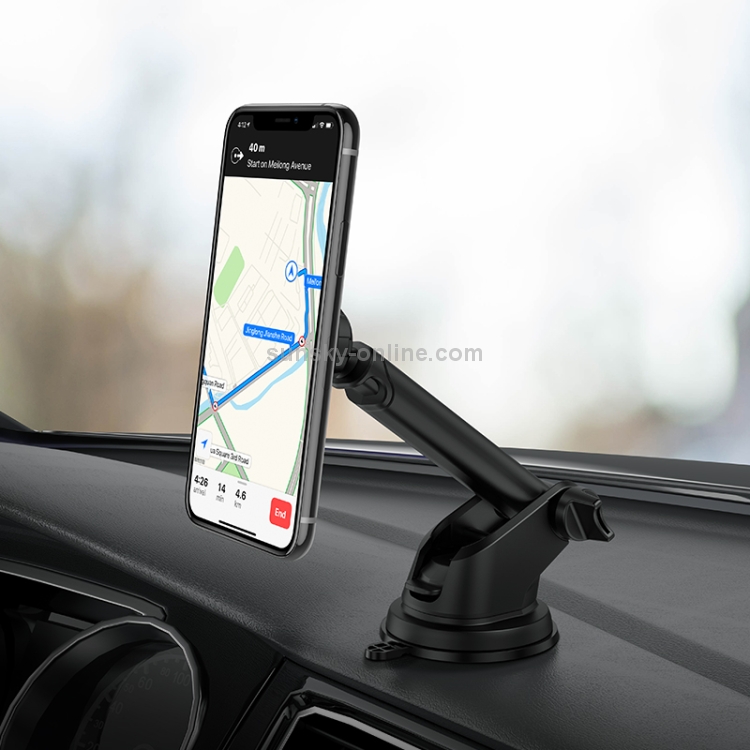 Hoco CA67 Sagitar Series Stretch Magnetic Car Holder(Black) Hoco CA67 Sagitar Series Stretch Magnetic Car Holder(Black)