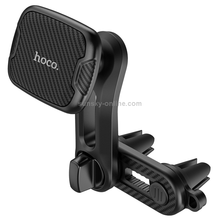 Hoco CA68 Sagitar Series Double Air Outlet Magnetic Suction Car Holder(Black) Hoco CA68 Sagitar Series Double Air Outlet Magnetic Suction Car Holder(Black)