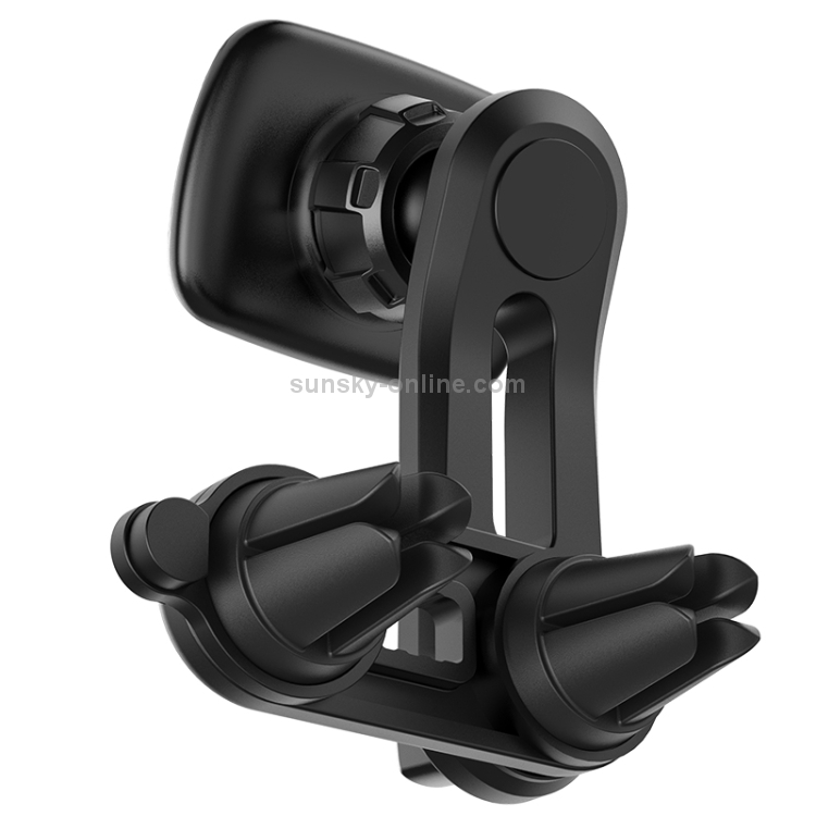 Hoco CA68 Sagitar Series Double Air Outlet Magnetic Suction Car Holder(Black) Hoco CA68 Sagitar Series Double Air Outlet Magnetic Suction Car Holder(Black)