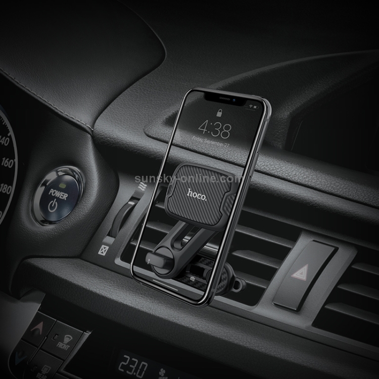 Hoco CA68 Sagitar Series Double Air Outlet Magnetic Suction Car Holder(Black) Hoco CA68 Sagitar Series Double Air Outlet Magnetic Suction Car Holder(Black)