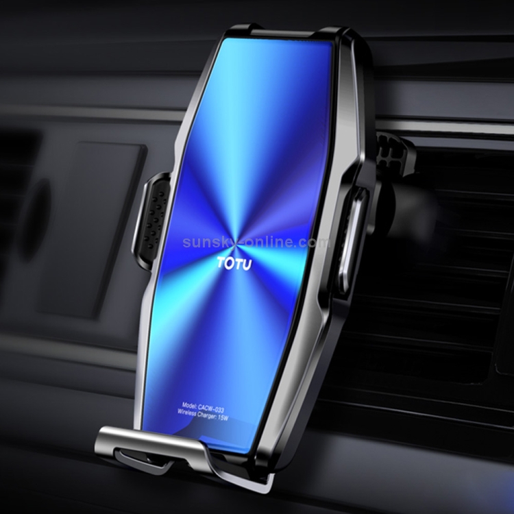 TOTU CACW-033 Armor Sereis 15W Max Fast Charge Automatic Clamping Arm Car Mount (Blue) TOTU CACW-033 Armor Sereis 15W Max Fast Charge Automatic Clamping Arm Car Mount (Blue)