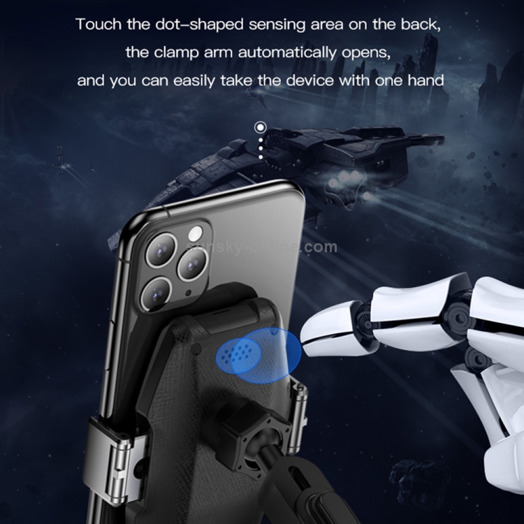 TOTU CACW-033 Armor Sereis 15W Max Fast Charge Automatic Clamping Arm Car Mount (Blue) TOTU CACW-033 Armor Sereis 15W Max Fast Charge Automatic Clamping Arm Car Mount (Blue)
