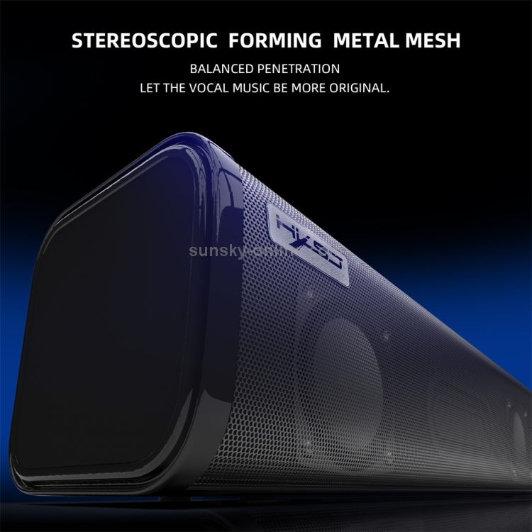 HXSJ Q2 Bluetooth 5.0 Stylish Desktop Bluetooth Speaker, Support FM / TF Card / AUX / USB / Alarm Clock (Black) HXSJ Q2 Bluetooth 5.0 Stylish Desktop Bluetooth Speaker, Support FM / TF Card / AUX / USB / Alarm Clock (Black)