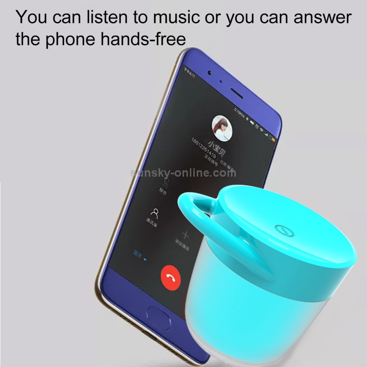 Universe XHH-T502 Portable Loudspeakers Mini Wireless Bluetooth V4.2 Speaker, Support Hands-free / Support TF Music Player(Blue) Universe XHH-T502 Portable Loudspeakers Mini Wireless Bluetooth V4.2 Speaker, Support Hands-free / Support TF Music Player(Blue)