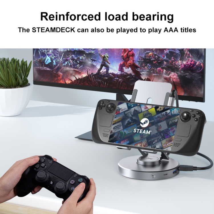V269 Type-C / USB-C PD Power 4K/60Hz Multiport HUB Expansion Dock Swivel Stand HDMI Dongle Docking Station V269 Type-C / USB-C PD Power 4K/60Hz Multiport HUB Expansion Dock Swivel Stand HDMI Dongle Docking Station
