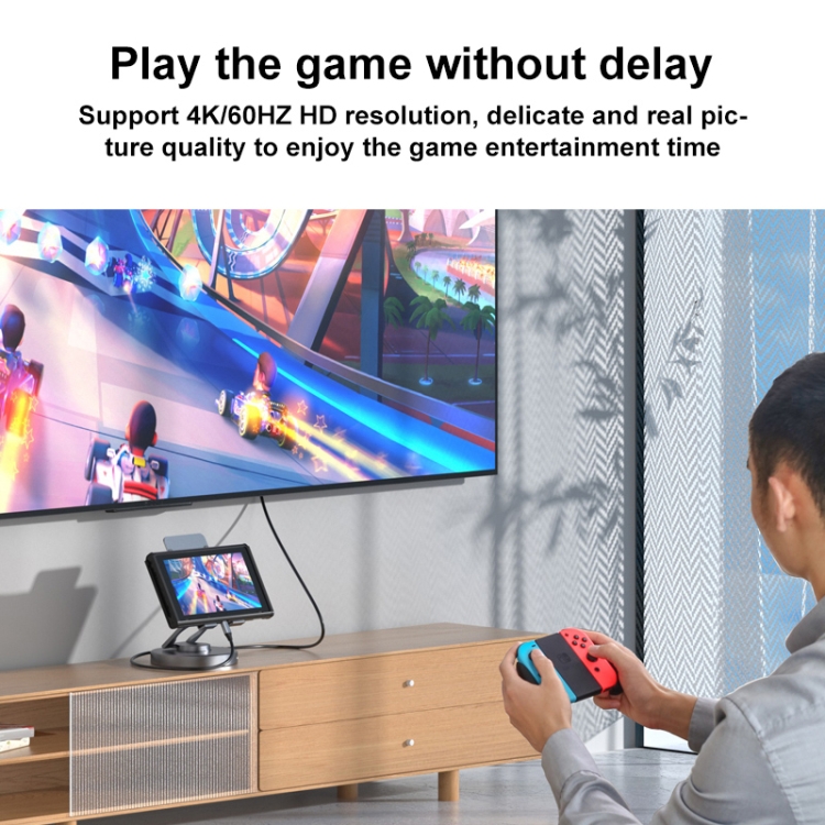 V269 Type-C / USB-C PD Power 4K/60Hz Multiport HUB Expansion Dock Swivel Stand HDMI Dongle Docking Station V269 Type-C / USB-C PD Power 4K/60Hz Multiport HUB Expansion Dock Swivel Stand HDMI Dongle Docking Station