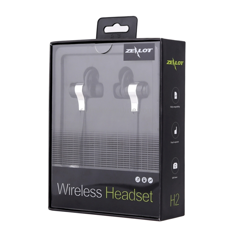 ZEALOT H2 High Quality Stereo HiFi Wire Control Wireless Bluetooth 4.0 Sports In-ear Headphone with HD Microphone ZEALOT H2 High Quality Stereo HiFi Wire Control Wireless Bluetooth 4.0 Sports In-ear Headphone with HD Microphone