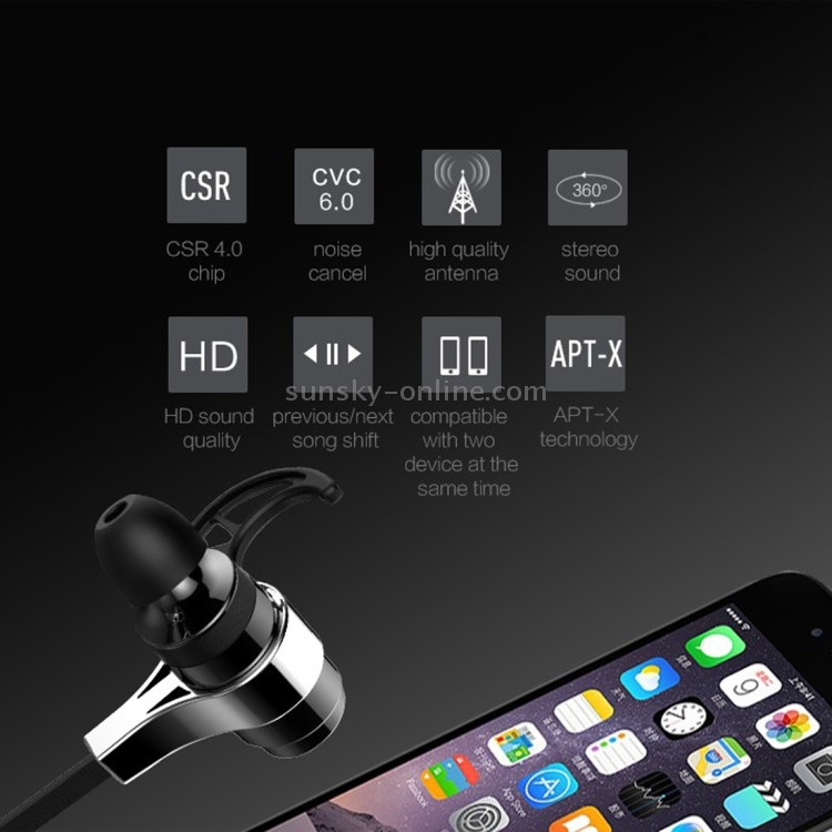 ZEALOT H2 High Quality Stereo HiFi Wire Control Wireless Bluetooth 4.0 Sports In-ear Headphone with HD Microphone ZEALOT H2 High Quality Stereo HiFi Wire Control Wireless Bluetooth 4.0 Sports In-ear Headphone with HD Microphone