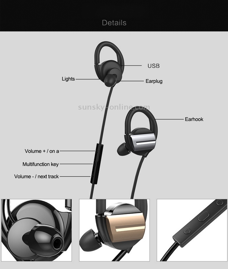 ZEALOT H3 High Quality Stereo HiFi Wire Control Wireless Bluetooth 4.1 Sports In-ear Headphone with HD Microphone ZEALOT H3 High Quality Stereo HiFi Wire Control Wireless Bluetooth 4.1 Sports In-ear Headphone with HD Microphone