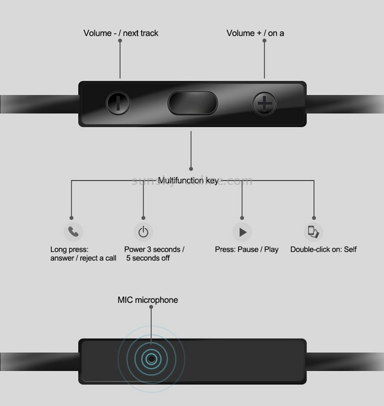 ZEALOT H3 High Quality Stereo HiFi Wire Control Wireless Bluetooth 4.1 Sports In-ear Headphone with HD Microphone ZEALOT H3 High Quality Stereo HiFi Wire Control Wireless Bluetooth 4.1 Sports In-ear Headphone with HD Microphone