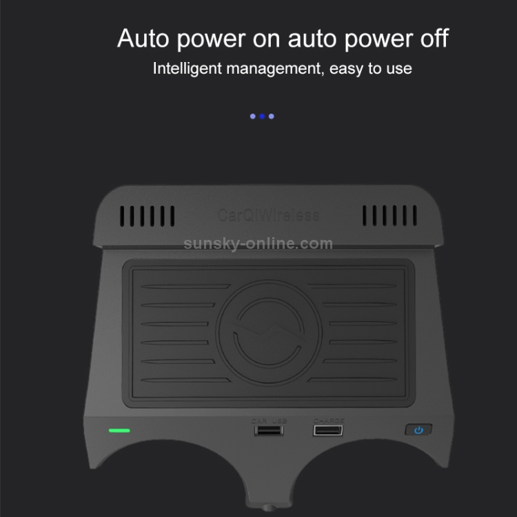 10W Car Fast Charging Wireless Charger for BMW 5 Series 2017-2021 / 6 Series 2018-2019, Left Driving(Black) 10W Car Fast Charging Wireless Charger for BMW 5 Series 2017-2021 / 6 Series 2018-2019, Left Driving(Black)