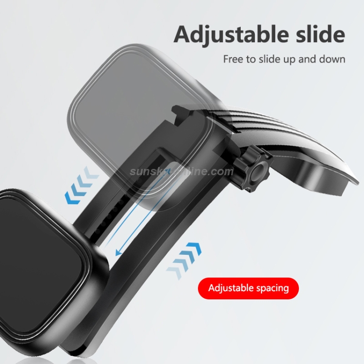 KUULAA Car Magnetic Slide Track Mobile Phone Bracket Holder (Silver) KUULAA Car Magnetic Slide Track Mobile Phone Bracket Holder (Silver)