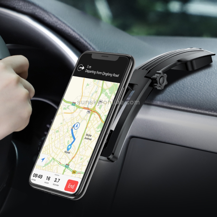 KUULAA Car Magnetic Slide Track Mobile Phone Bracket Holder (Silver) KUULAA Car Magnetic Slide Track Mobile Phone Bracket Holder (Silver)