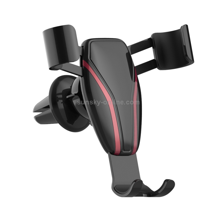 KUULAA Car Gravity Mobile Phone Bracket Holder with Air Outlet Ball Head (Black) KUULAA Car Gravity Mobile Phone Bracket Holder with Air Outlet Ball Head (Black)