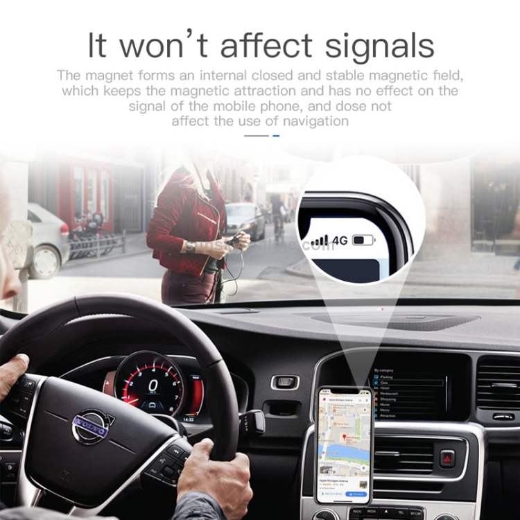 KUULAA F20 Car Plastic Clip Magnetic Suction Mobile Phone Bracket Holder (Black) KUULAA F20 Car Plastic Clip Magnetic Suction Mobile Phone Bracket Holder (Black)