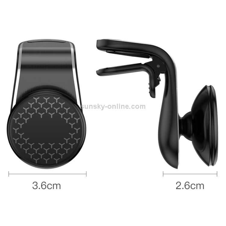 KUULAA F20 Car Plastic Clip Magnetic Suction Mobile Phone Bracket Holder (Black) KUULAA F20 Car Plastic Clip Magnetic Suction Mobile Phone Bracket Holder (Black)