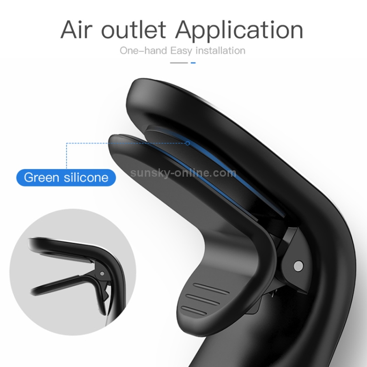 KUULAA F20 Car Plastic Clip Magnetic Suction Mobile Phone Bracket Holder (Black) KUULAA F20 Car Plastic Clip Magnetic Suction Mobile Phone Bracket Holder (Black)
