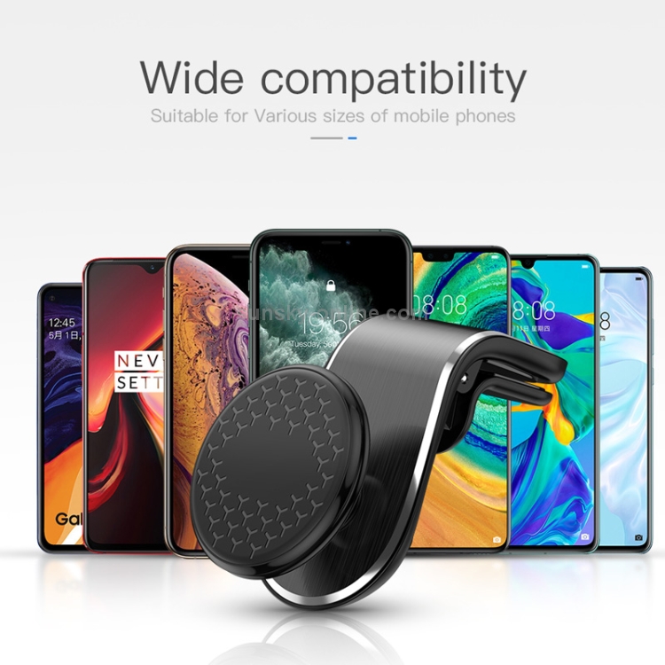 KUULAA F20 Car Plastic Clip Magnetic Suction Mobile Phone Bracket Holder (Black) KUULAA F20 Car Plastic Clip Magnetic Suction Mobile Phone Bracket Holder (Black)