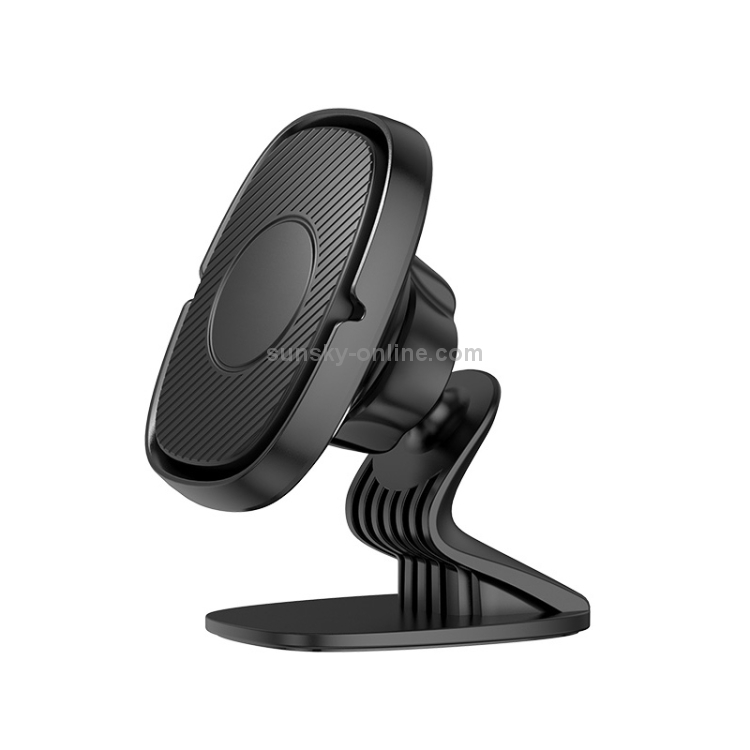 KUULAA S12 Car Simple Magnetic Suction Mobile Phone Bracket Holder with Z Shape Base + Magnetic Sheet (Black) KUULAA S12 Car Simple Magnetic Suction Mobile Phone Bracket Holder with Z Shape Base + Magnetic Sheet (Black)