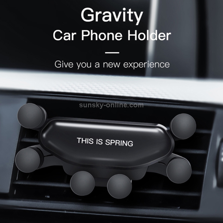 KUULAA KL-O13 Six-point Linkage Car Gravity Mobile Phone Bracket Holder (Red) KUULAA KL-O13 Six-point Linkage Car Gravity Mobile Phone Bracket Holder (Red)