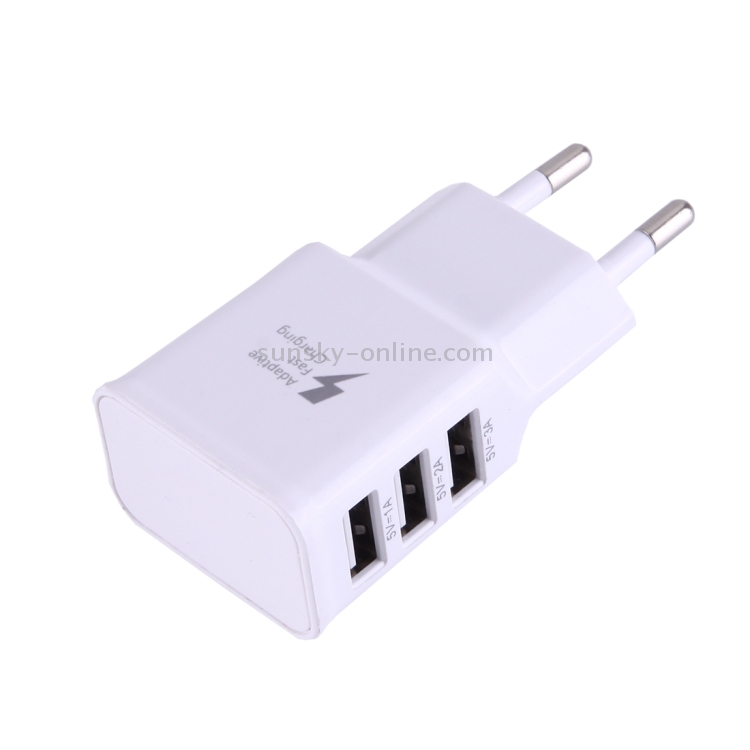 5V/9V 2A/1.67A 3-Port USB Charger Adapter 5V/9V 2A/1.67A 3-Port USB Charger Adapter