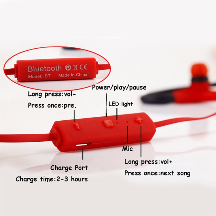 BT-1 Wireless Bluetooth In-ear Headphone Sports Headset with Microphones BT-1 Wireless Bluetooth In-ear Headphone Sports Headset with Microphones