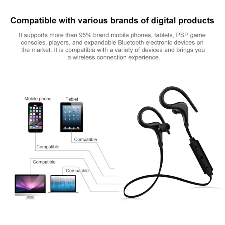 BT-1 Wireless Bluetooth In-ear Headphone Sports Headset with Microphones BT-1 Wireless Bluetooth In-ear Headphone Sports Headset with Microphones