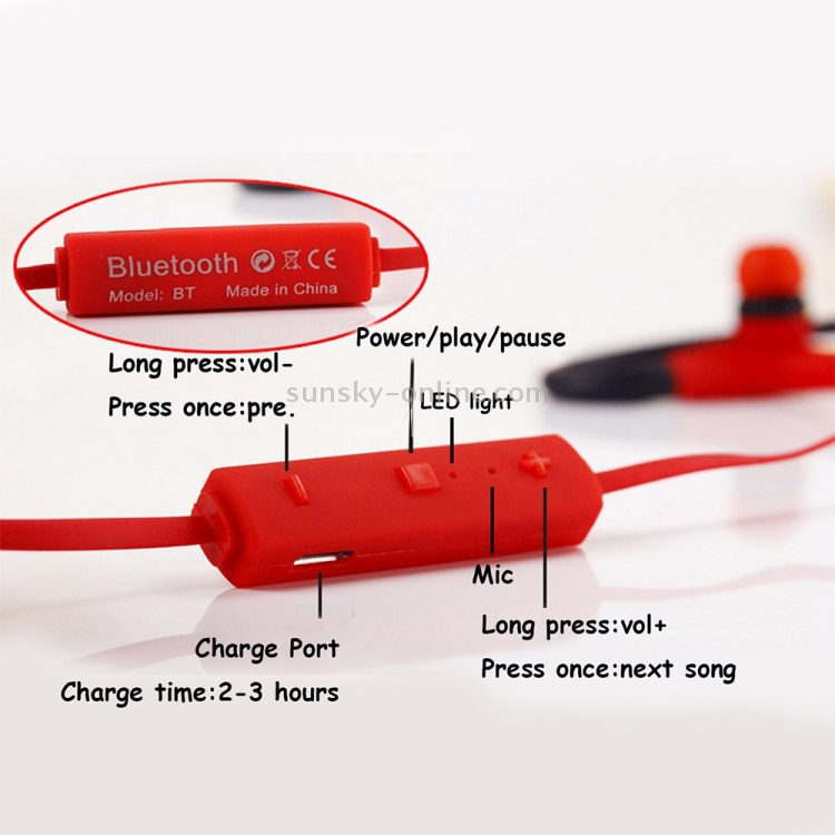 BT-3 Wireless Bluetooth In-ear Headphone Sports Headset with Microphones BT-3 Wireless Bluetooth In-ear Headphone Sports Headset with Microphones
