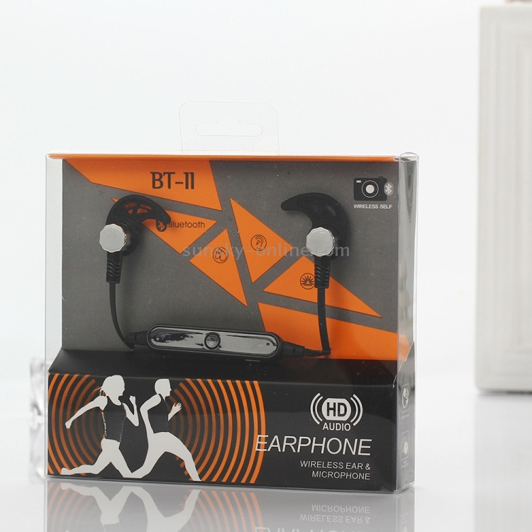 BT-11 Wireless Bluetooth In-ear Headphone Sports Headset with Microphones BT-11 Wireless Bluetooth In-ear Headphone Sports Headset with Microphones