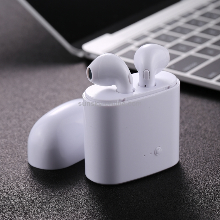 [UAE Warehouse] i7S TWS Ture Wireless Stereo Double Earphones Bluetooth V5.0 Earphone with Charging Box, Bluetooth Distance: 12m