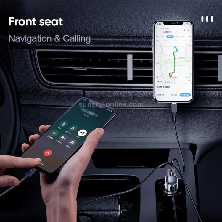 JOYROOM JR-CL03 6.2A Multi 5 Ports USB Smart Car Charger
