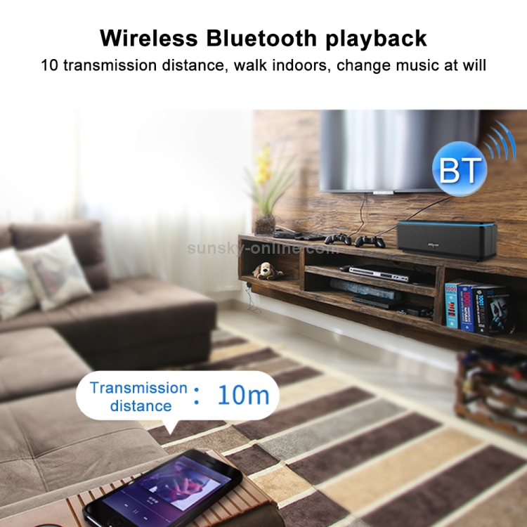 ZEALOT S7 Portable Smart Touch Stereo Bluetooth Speaker with Built-in Mic, Support Hands-Free Call & TF Card & AUX (Black) ZEALOT S7 Portable Smart Touch Stereo Bluetooth Speaker with Built-in Mic, Support Hands-Free Call & TF Card & AUX (Black)