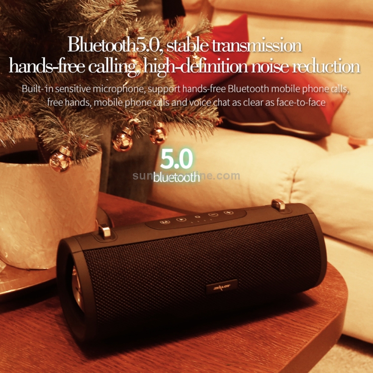 ZEALOT S38 Portable Subwoofer Wireless Bluetooth Speaker with Built-in Mic, Support Hands-Free Call & TF Card & AUX (Blue) ZEALOT S38 Portable Subwoofer Wireless Bluetooth Speaker with Built-in Mic, Support Hands-Free Call & TF Card & AUX (Blue)