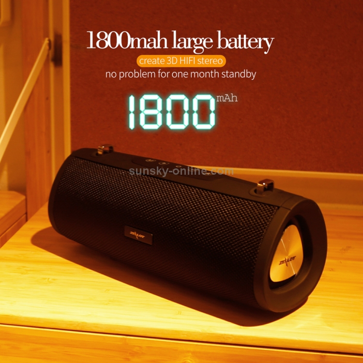 ZEALOT S38 Portable Subwoofer Wireless Bluetooth Speaker with Built-in Mic, Support Hands-Free Call & TF Card & AUX (Blue) ZEALOT S38 Portable Subwoofer Wireless Bluetooth Speaker with Built-in Mic, Support Hands-Free Call & TF Card & AUX (Blue)