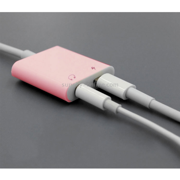 3.5mm Female + 8 Pin Female to 8 Pin Male Charging and Listening to Music Earphone Audio Adapter 3.5mm Female + 8 Pin Female to 8 Pin Male Charging and Listening to Music Earphone Audio Adapter