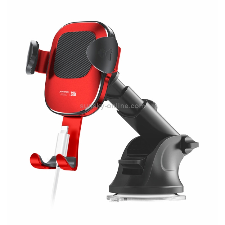 JOYROOM Glare Series JR-ZS189 Car Suction Cup Gravity Phone Bracket(Red) JOYROOM Glare Series JR-ZS189 Car Suction Cup Gravity Phone Bracket(Red)