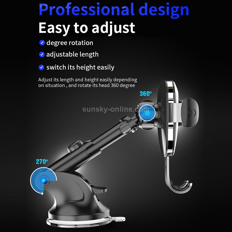 JOYROOM Glare Series JR-ZS189 Car Suction Cup Gravity Phone Bracket(Red) JOYROOM Glare Series JR-ZS189 Car Suction Cup Gravity Phone Bracket(Red)