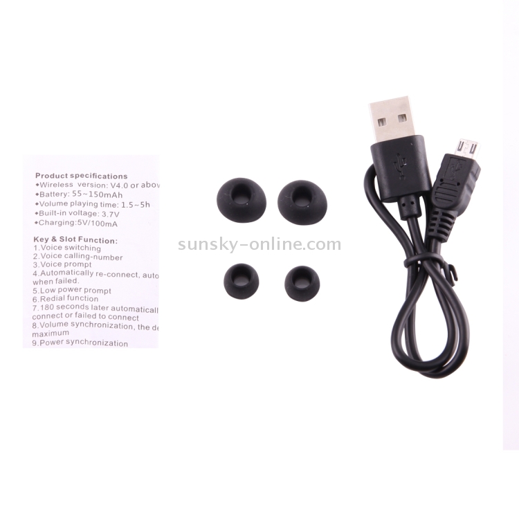 AMW-22 Sports Bluetooth Earphone Earbud In-Ear Headphone Headset with Microphone & Answer Calls & Music Switch & Volume AMW-22 Sports Bluetooth Earphone Earbud In-Ear Headphone Headset with Microphone & Answer Calls & Music Switch & Volume