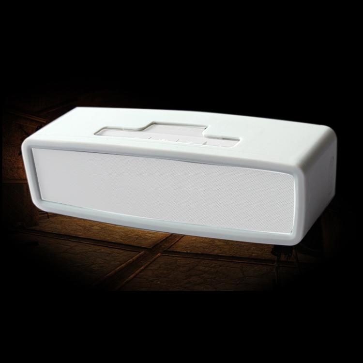 Portable Shockproof Soft Silica Gel Bluetooth Speaker Protective Case for Bose Soundlink Mini 1 / 2(White) Portable Shockproof Soft Silica Gel Bluetooth Speaker Protective Case for Bose Soundlink Mini 1 / 2(White)