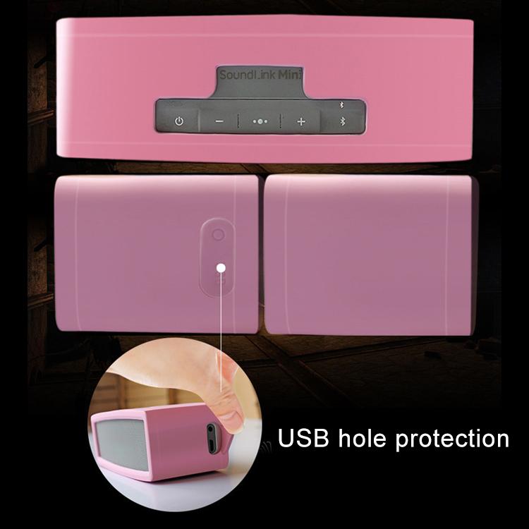 Portable Shockproof Soft Silica Gel Bluetooth Speaker Protective Case for Bose Soundlink Mini 1 / 2(White) Portable Shockproof Soft Silica Gel Bluetooth Speaker Protective Case for Bose Soundlink Mini 1 / 2(White)