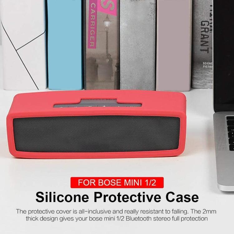 Portable Shockproof Soft Silica Gel Bluetooth Speaker Protective Case for Bose Soundlink Mini 1 / 2(White) Portable Shockproof Soft Silica Gel Bluetooth Speaker Protective Case for Bose Soundlink Mini 1 / 2(White)